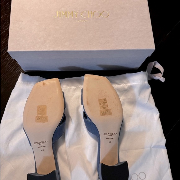 Jimmy Choo Women's Ellison 45 Block Heel Slide Sandal - Picture 4 of 5